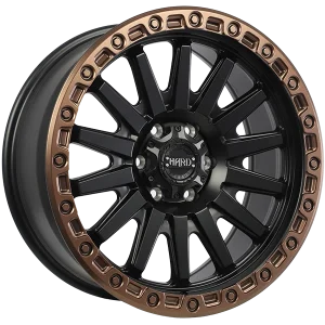 Ruffino HARD – BLAZE – Black – 17″x9″ 15mm – All weather Wheels – RUF741701